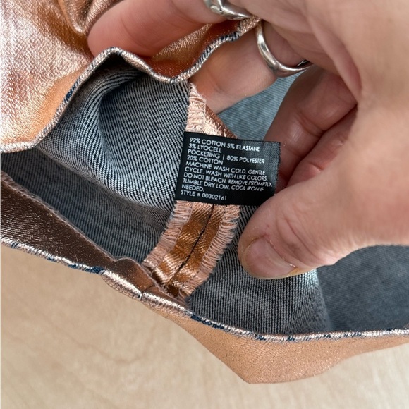 Club Monacco Copper Metallic Mini Skirt - Picture 12 of 12